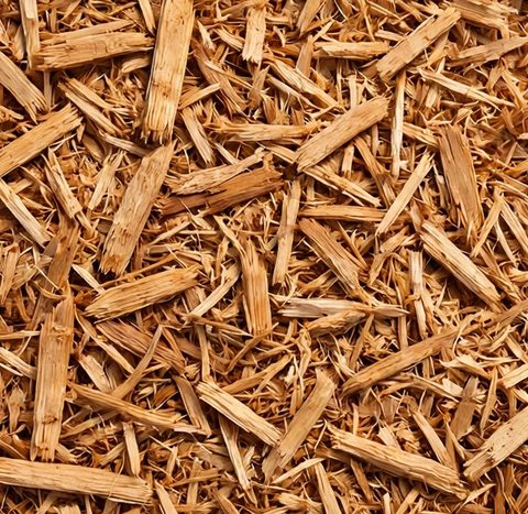 Gold mulch